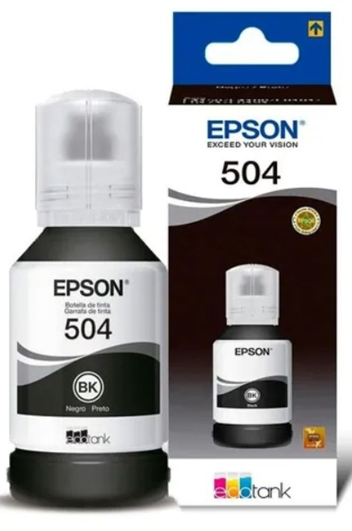 Tinta Epson Botella 504 Negro