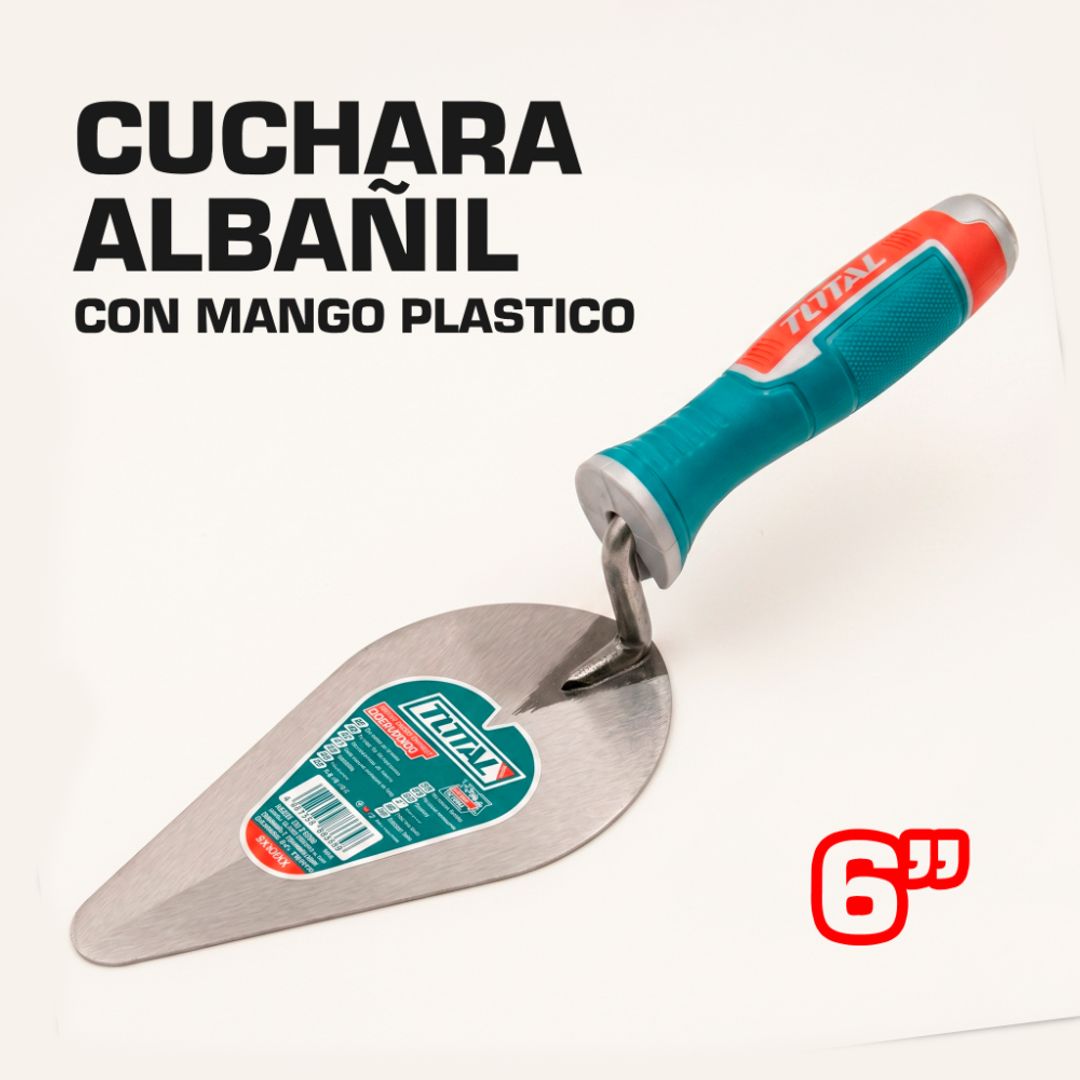CUCHARA ALBAÑILERIA PUNTA REDONDA 6"