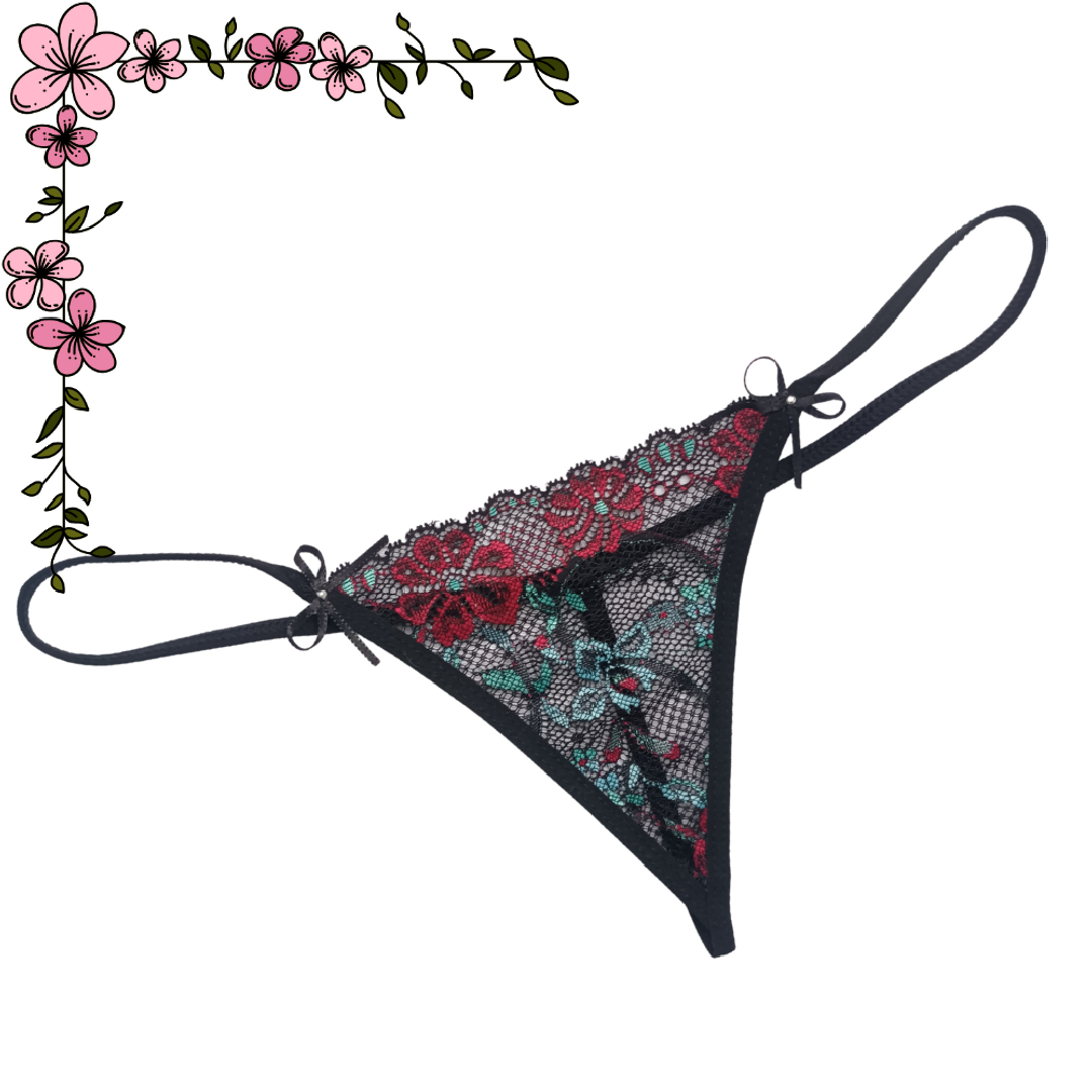 Tanga hilo en encaje 