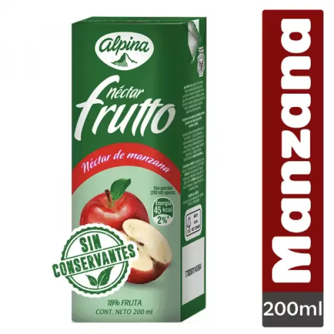 NECTAR FRUTTO*200ML MANZANA