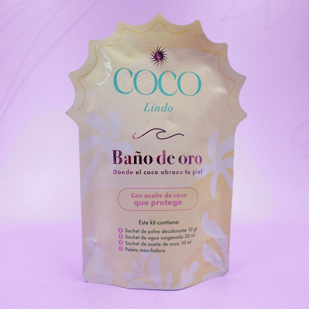 COCO LINDO BAÑO DE ORO