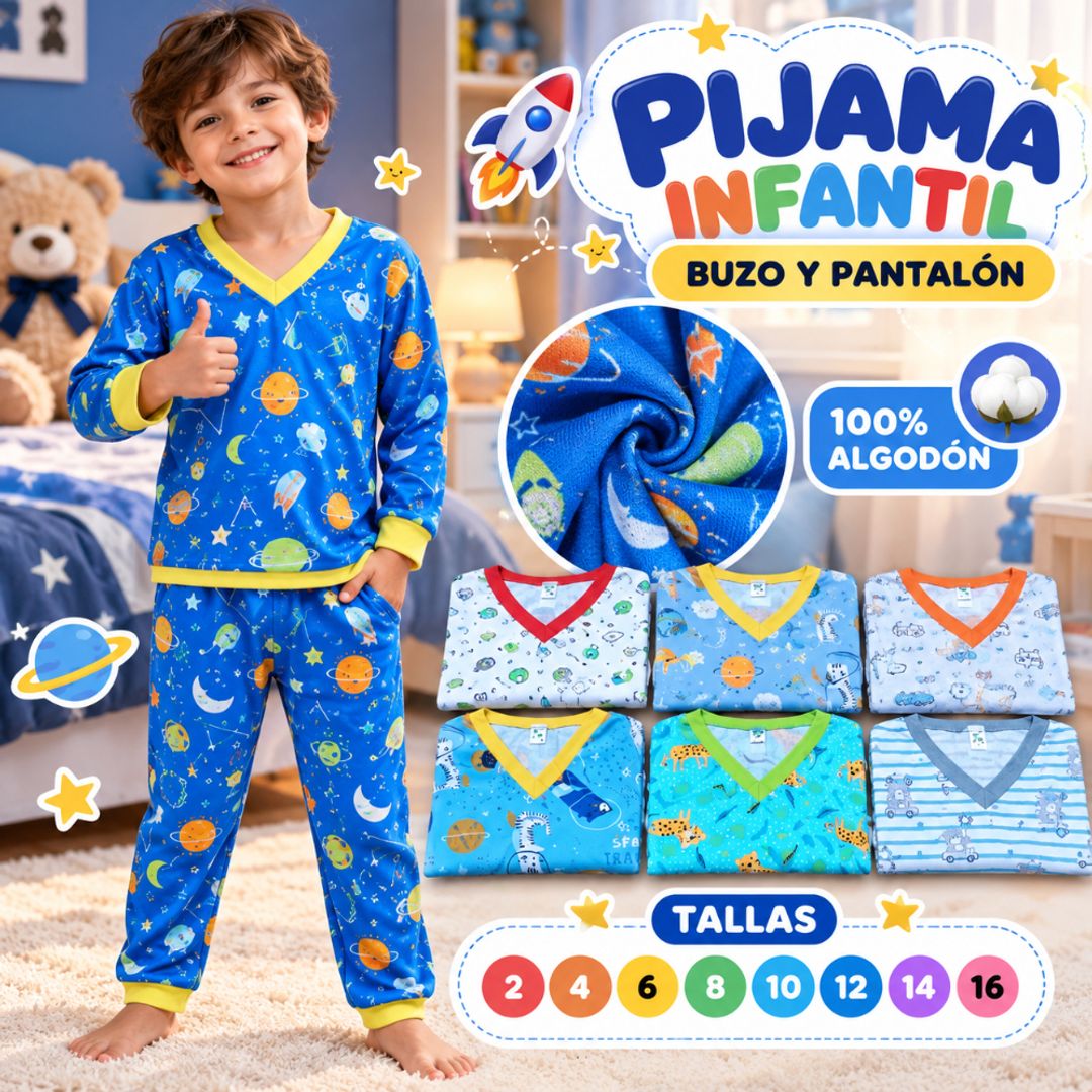 PIJAMA CHEPELIN (UNIDAD MAYOR )