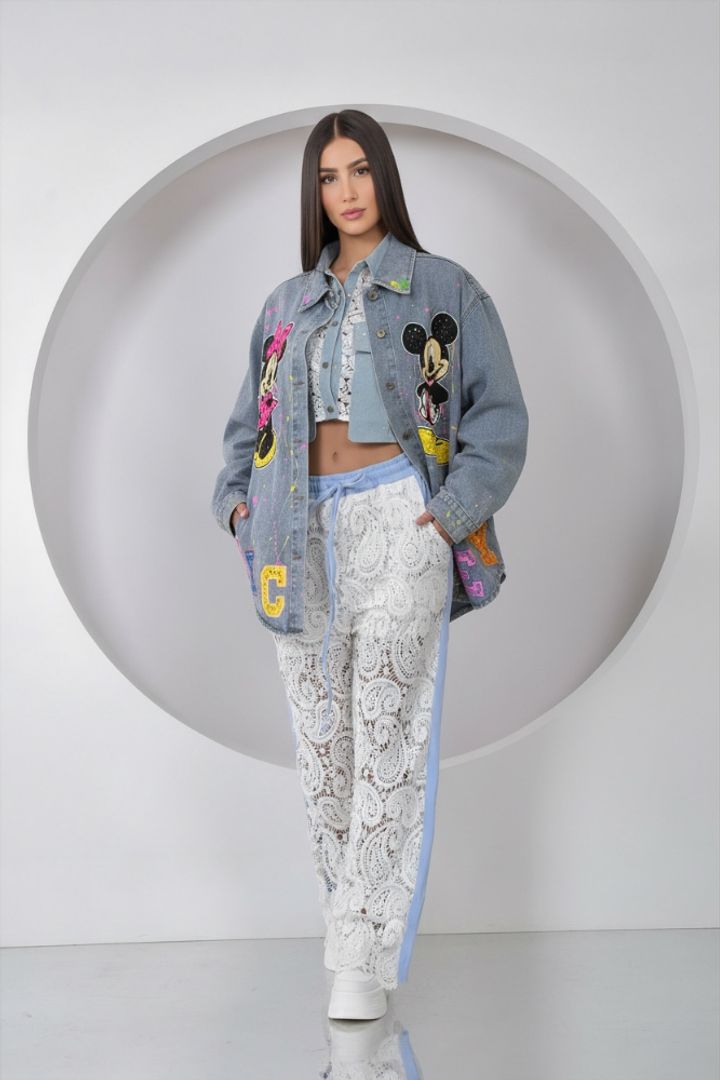 CHAQUETA MICKEY DENIM COLORS