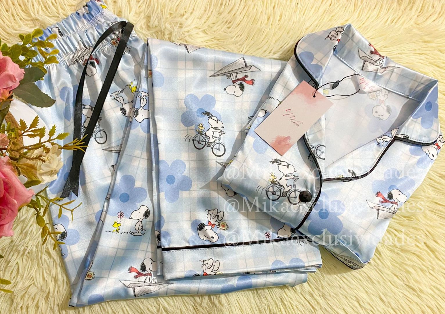 Set "Snoopy Floral" / Seda 