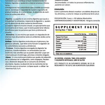 ENZIMA DE PAPAYA - imagen 2