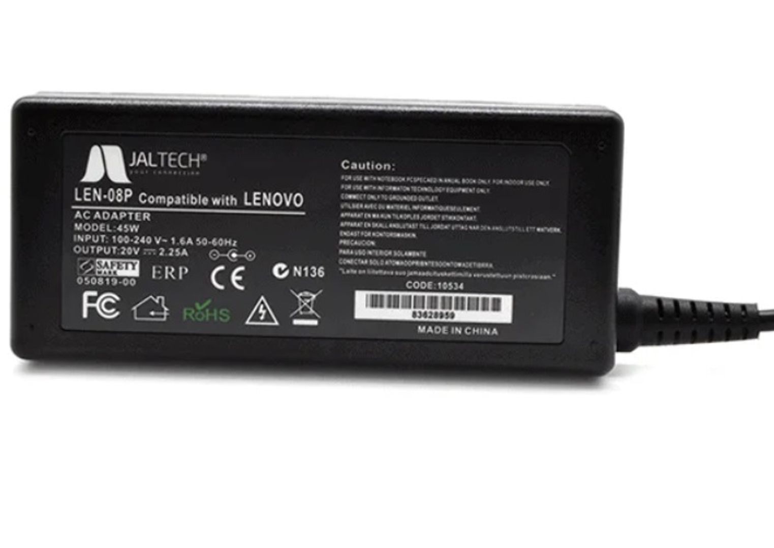 LENOVO 20V 2.25A 45W Punta Cuadrada