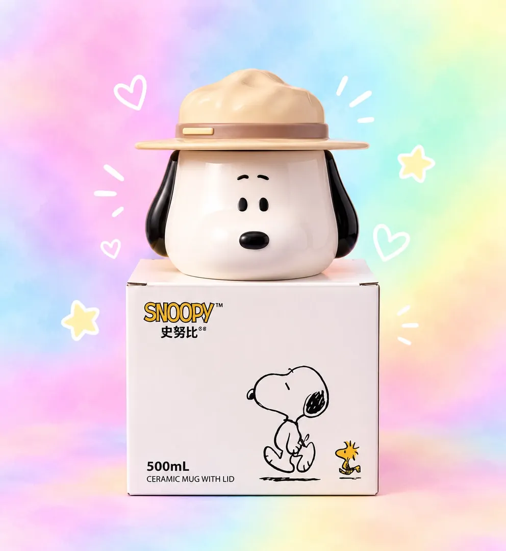 Mug Snoopy Viajero