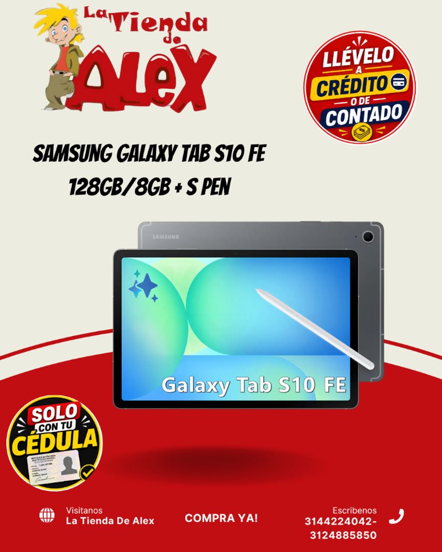 Samsung Galaxy Tab S10 FE 128GB/8GB + S Pen