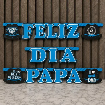 Imagen del producto LETRERO FELIZ DÍA PAPÁ