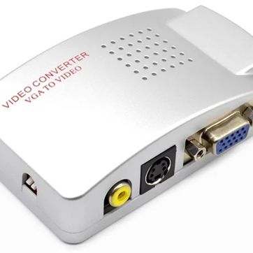 Caja convertidor VGA a SVIDEO RCA - imagen 1