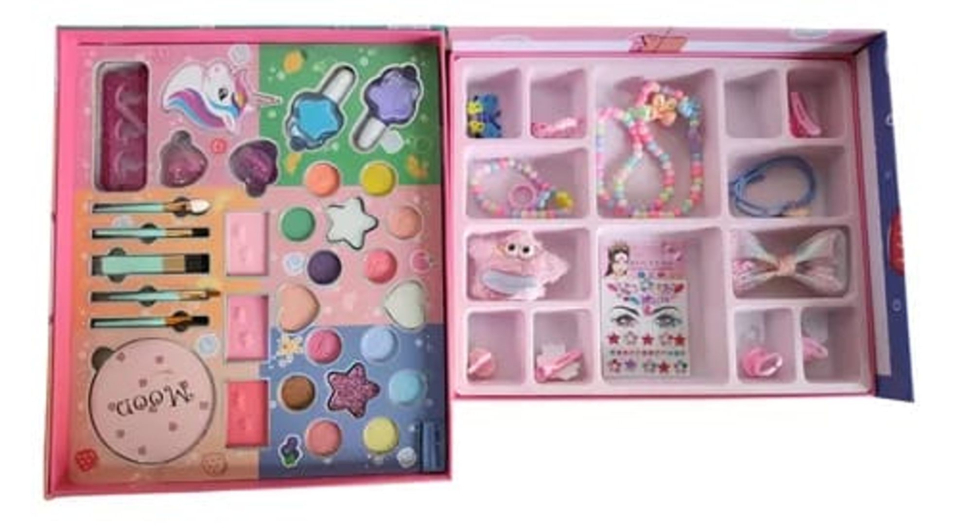 SET MAQUILLAJE + ESMALTES + ACCESORIOS CABELLO