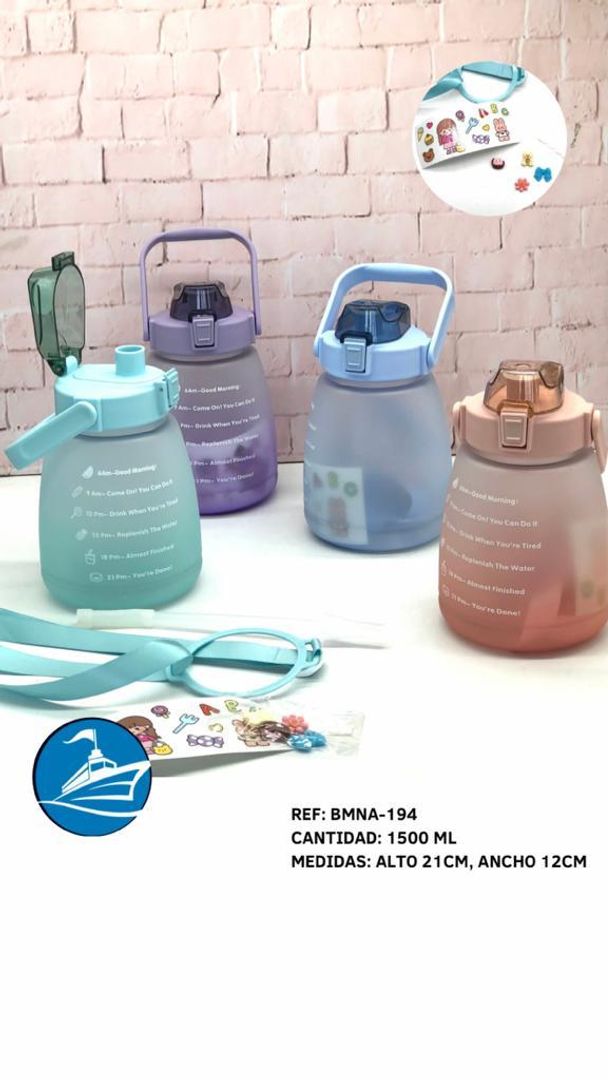 TERMO 1500ML PASTEL MULTICOLOR BMNA-194 ATLANTIS