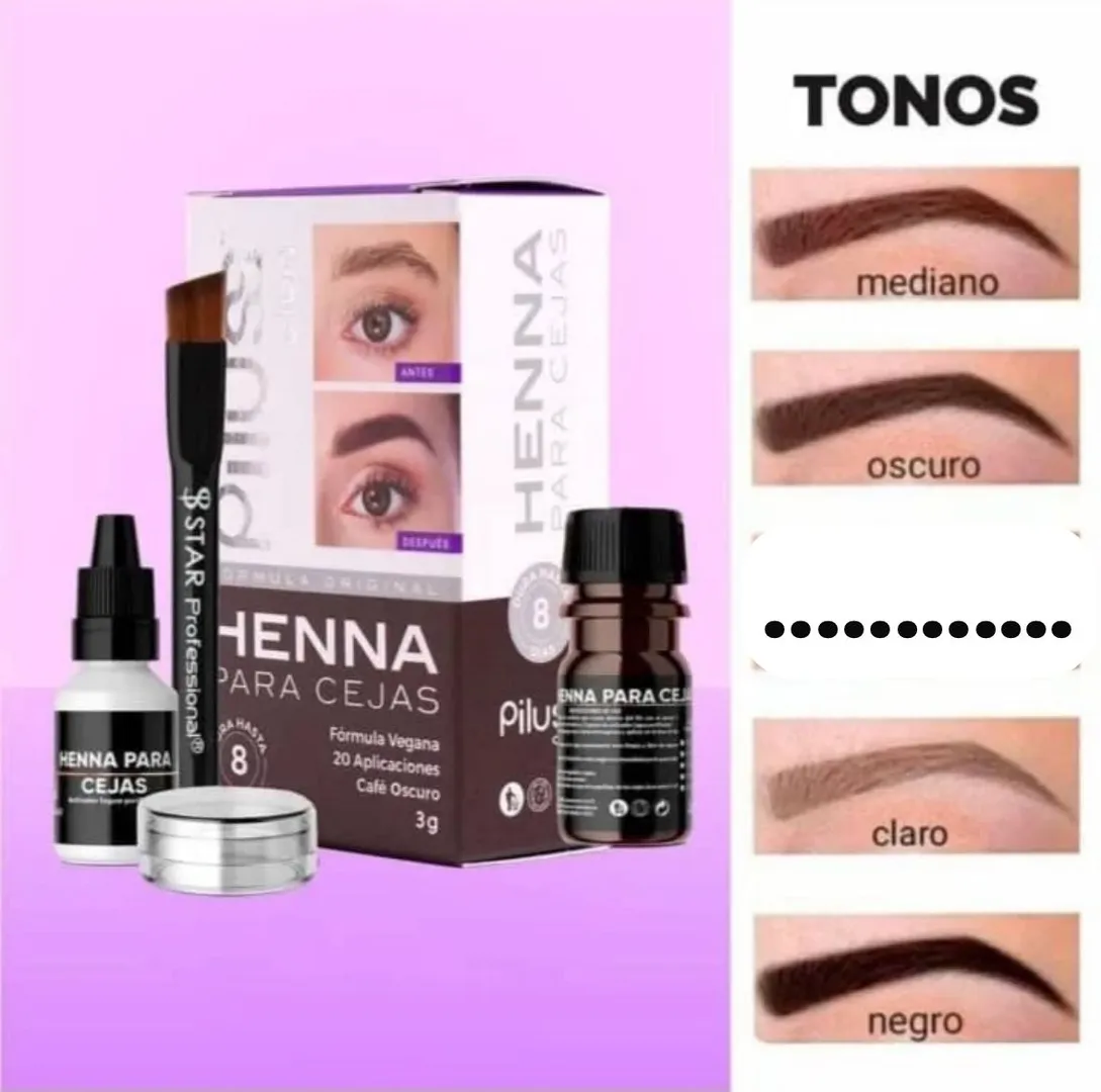 HENNA PARA CEJAS Piluss Clon