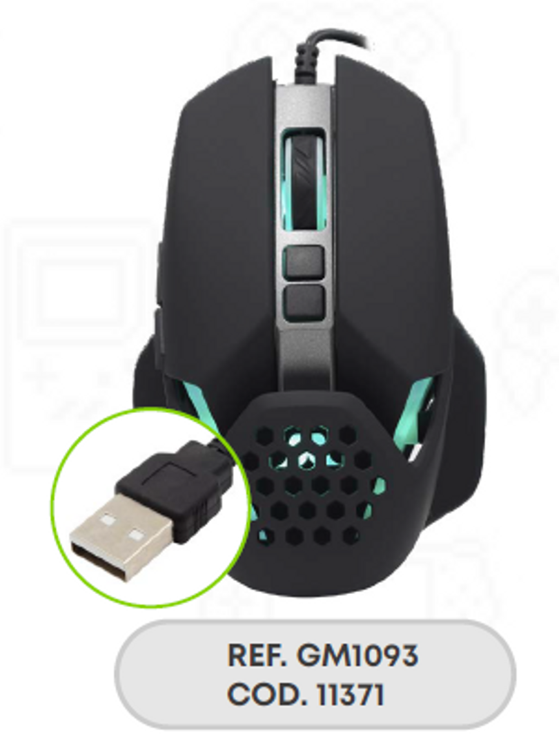 MOUSE GAMER HEBE CABLE USB