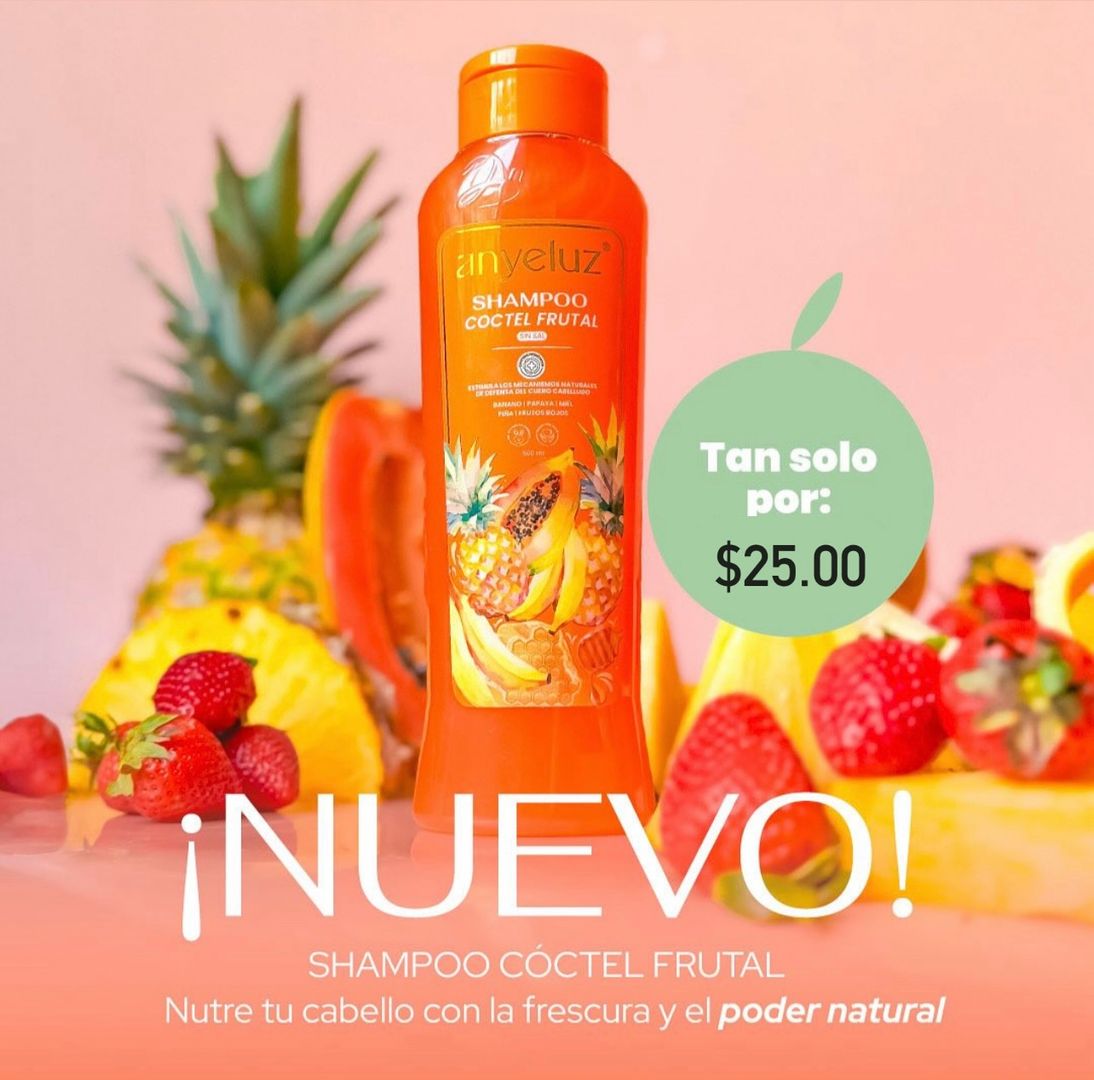 Shampoo cóctel frutal 