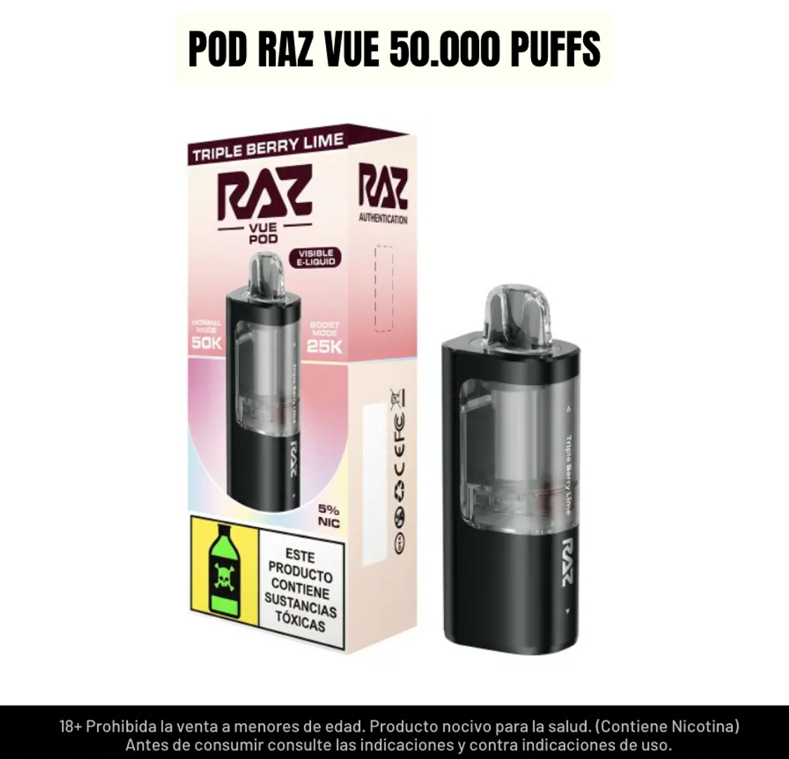Raz Pod Triple Berry Ice 50.000 Puffs