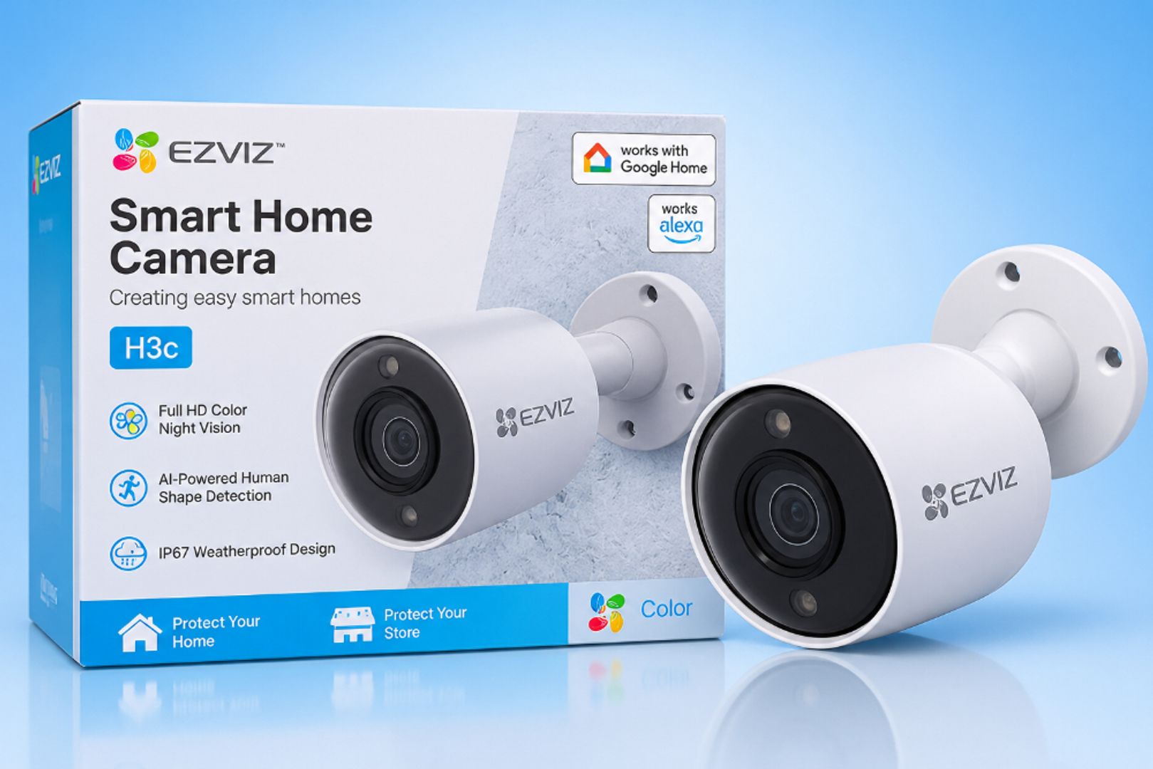Cámara de seguridad EZVIZ H3c Full HD 1080p