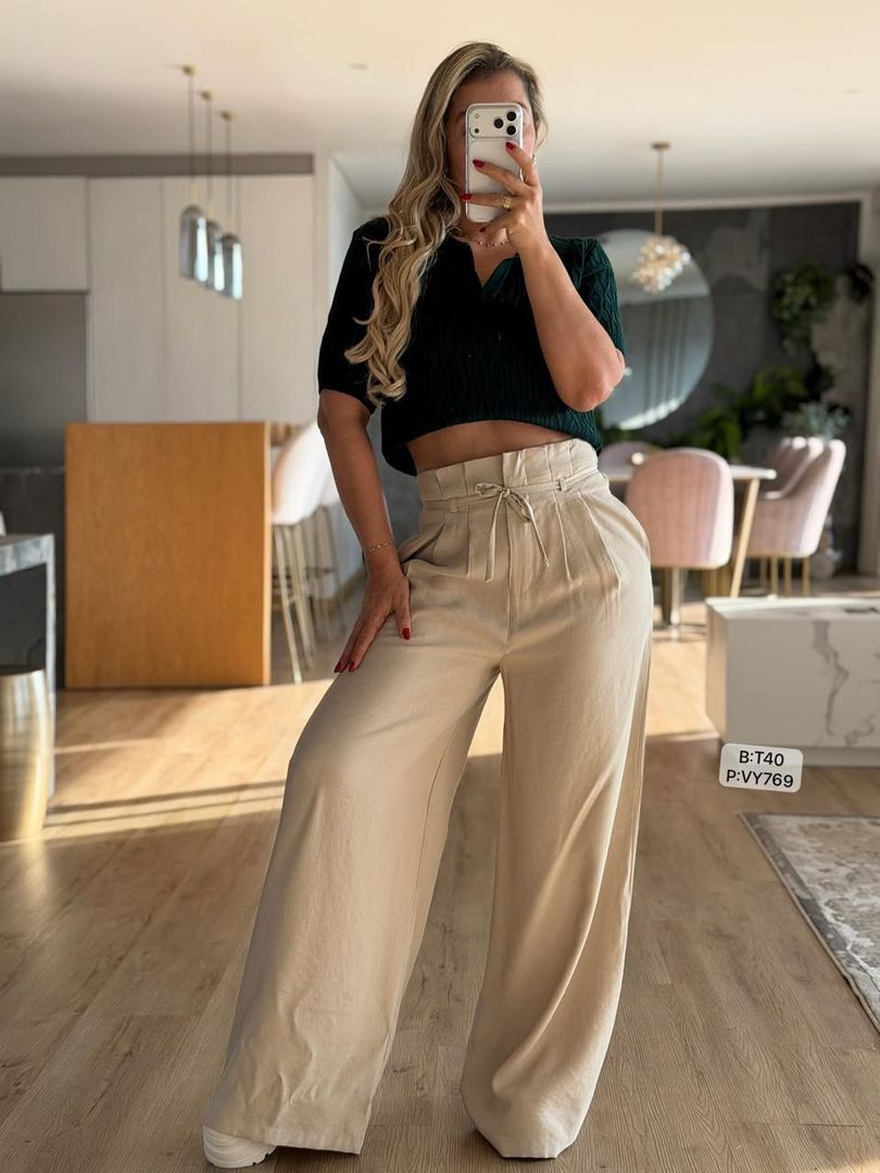 PANTALON CINTURON DELGADO VY769