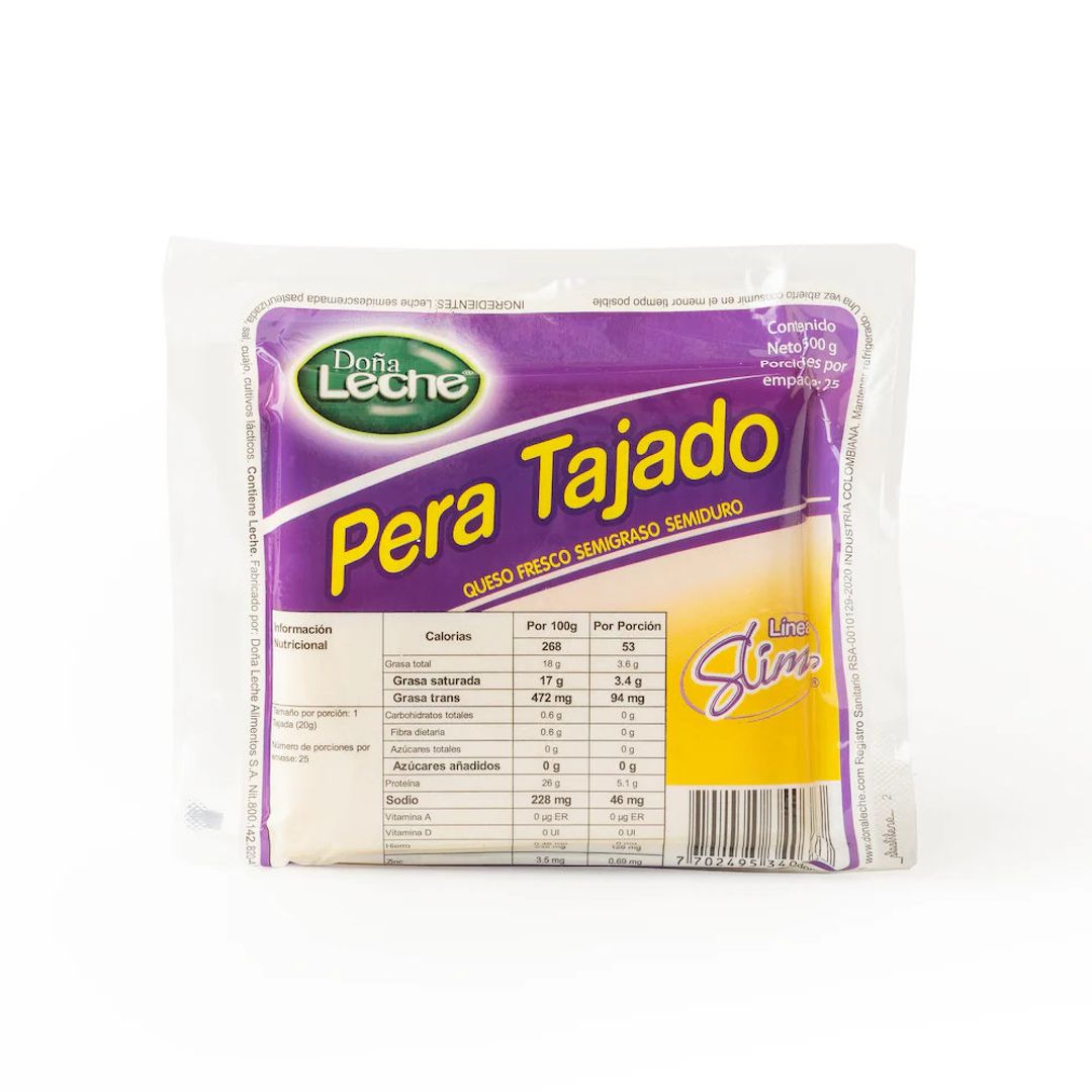 QUESO PERA TAJADO DOÑA LECHE*500G