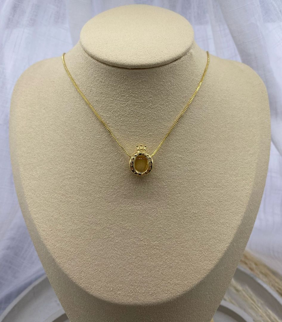Dije de lujo, oro rosa, covergold 