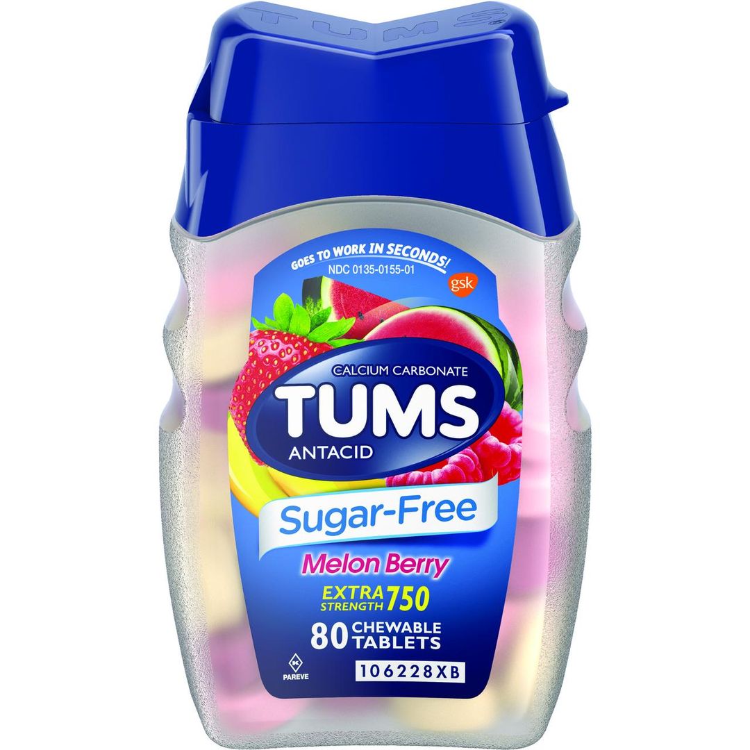 TUMS Antiacido SIN AZUCAR x80 Extra Strenght