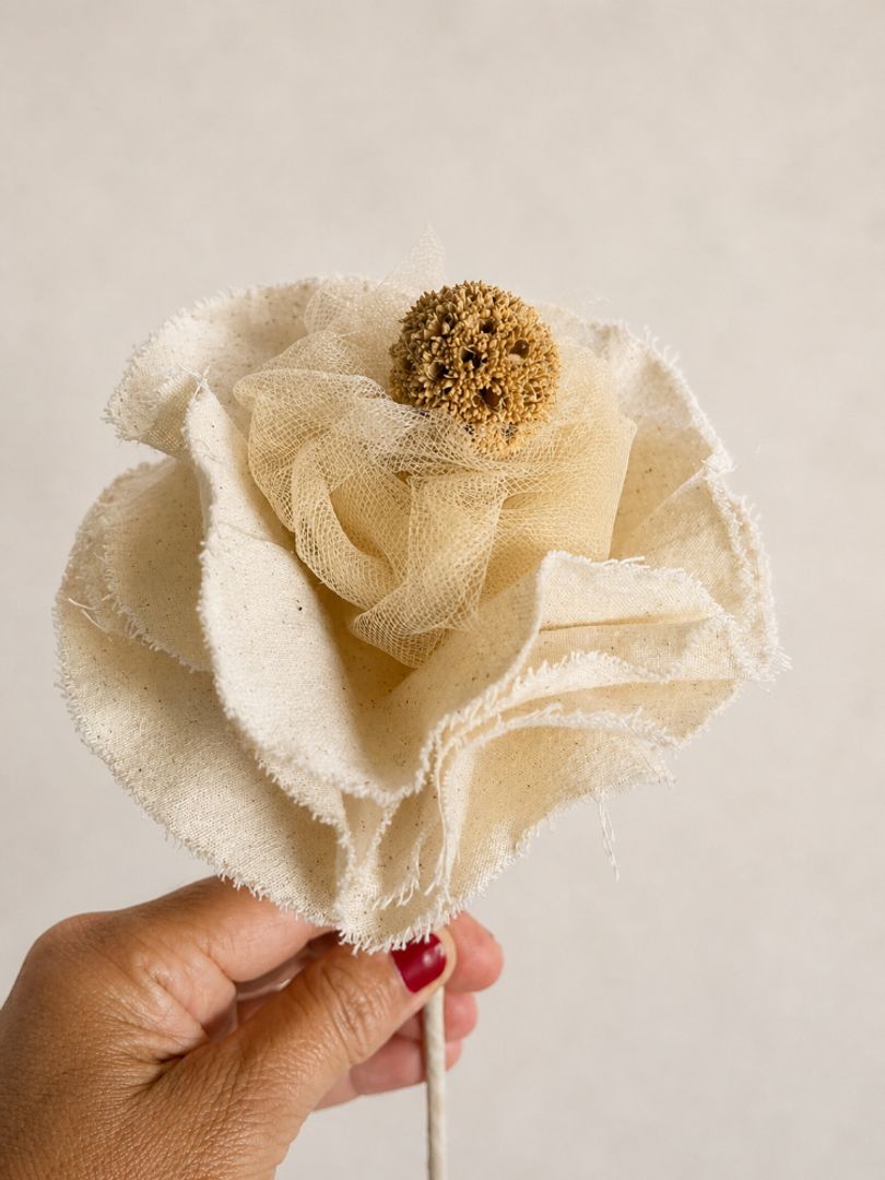 Flor de tela