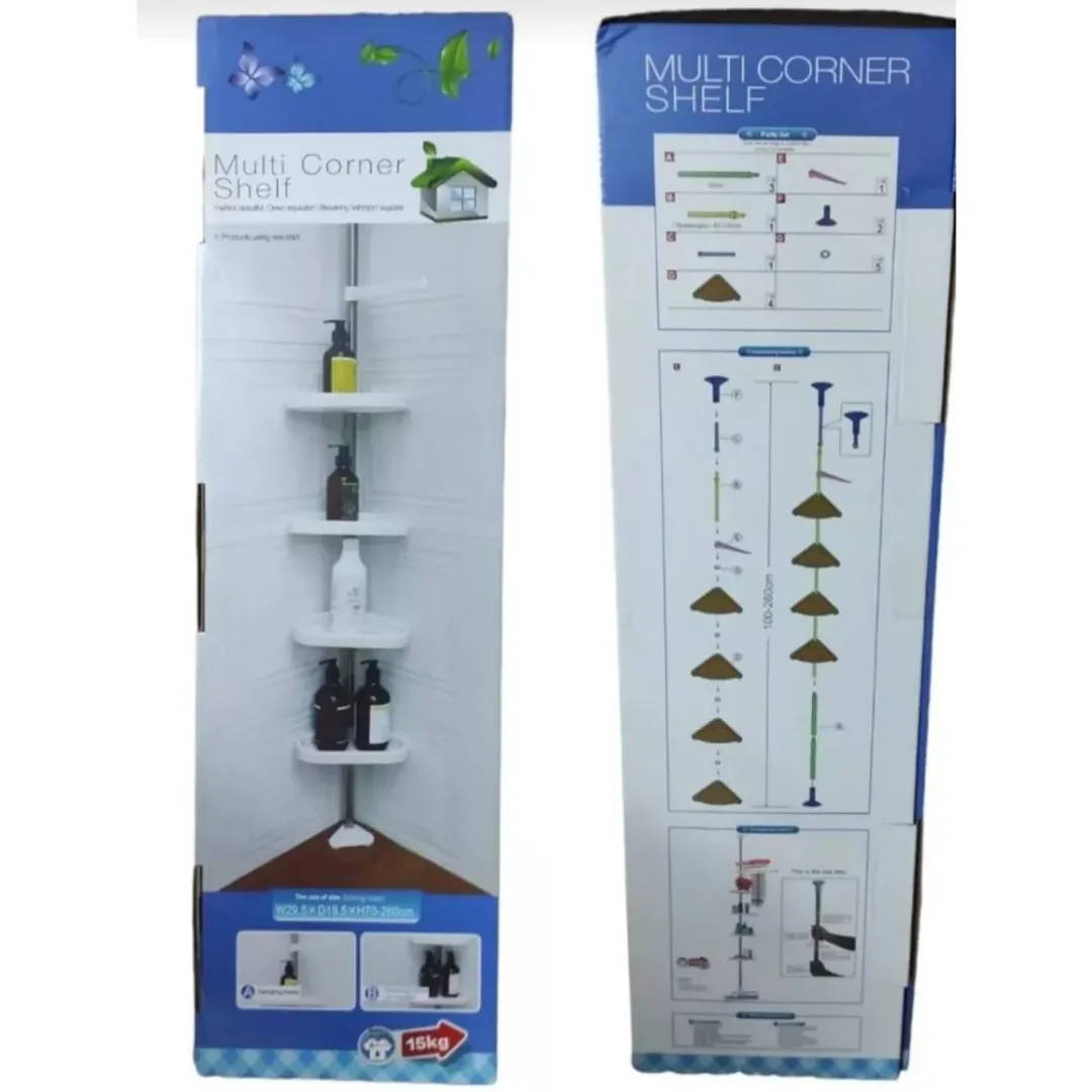 ORGANIZADOR ESQUINERO AJUSTABLE ESTANTE DUCHA