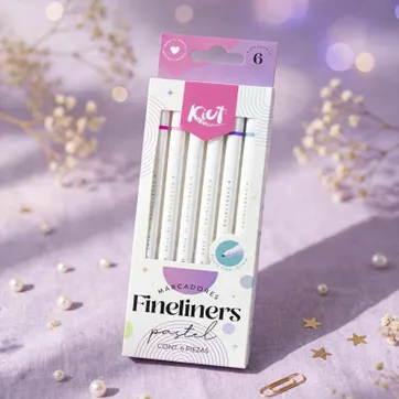FINELINERS KIUT PASTEL X6 - imagen 1