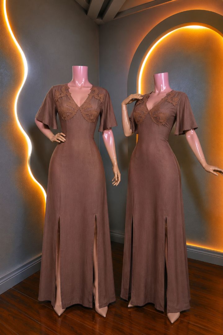 VESTIDO CON MANGA