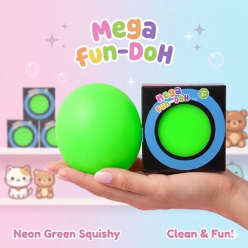 Imagen del producto squshy bola relleno de foamy 