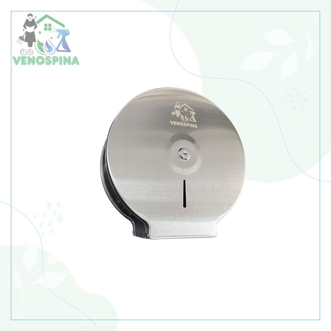 DISPENSADOR DE PAPEL HIGIENICO INSTITUCIONAL ACERO