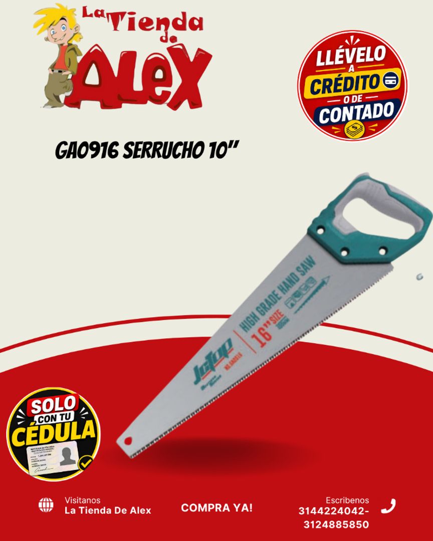 GA0916 SERRUCHO 10"