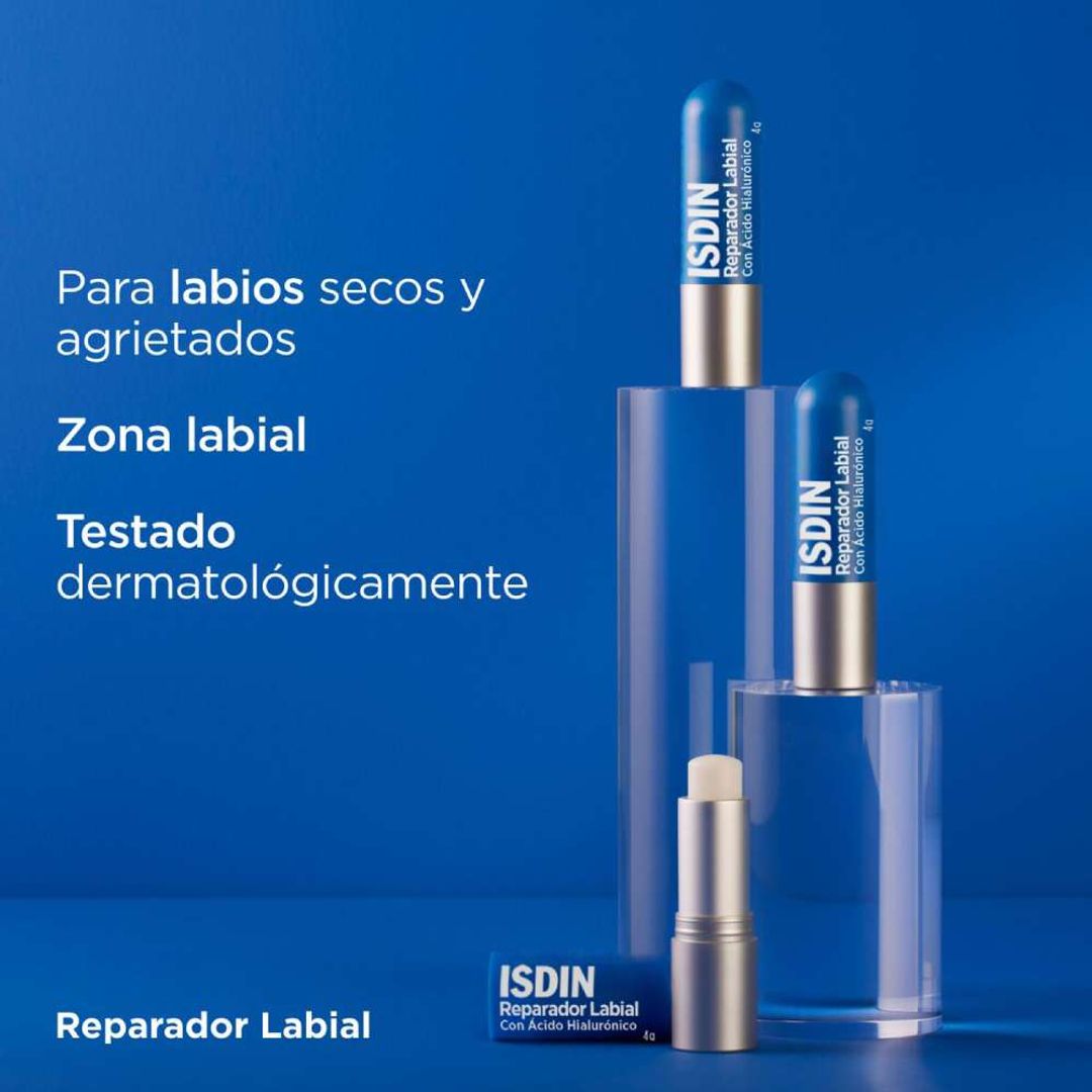 REPARADOR LABIAL CON ACIDO HIALURONICO 4GR ISDIN