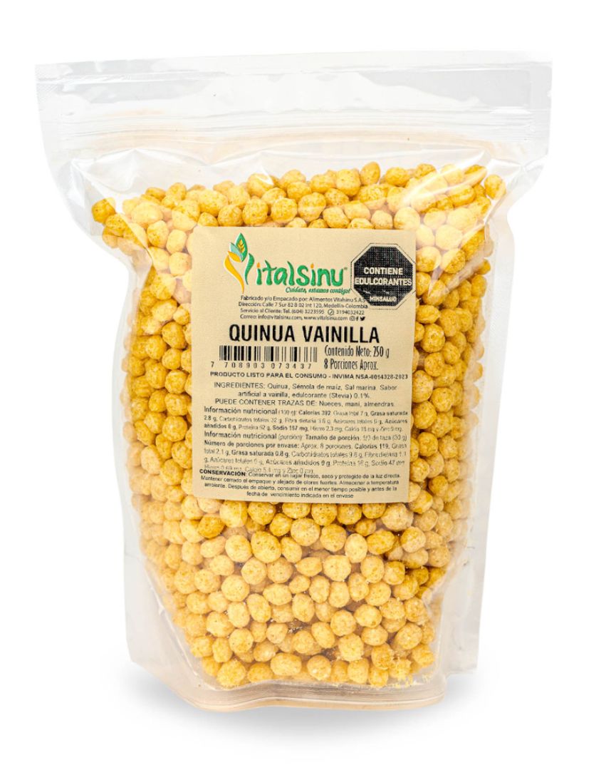 QUINUA VAINILLA X 250GR VITAL SINU
