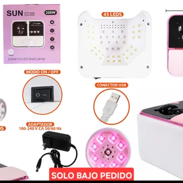 Imagen del producto Lámpara UV/LED 2 en 1. 45 Leds/268W