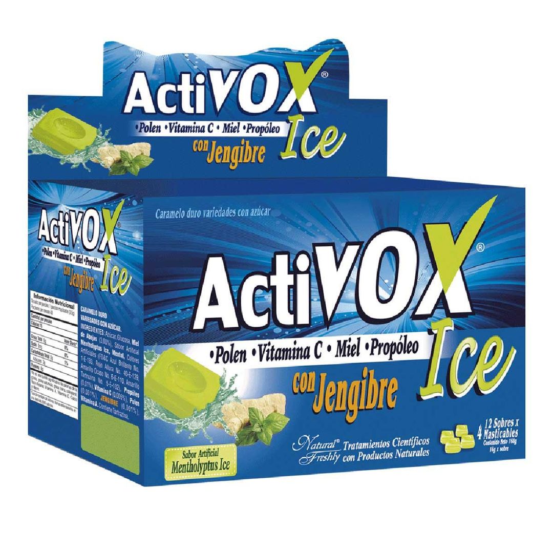 ACTIVOX MASTICABLE SOB X 4 TAB