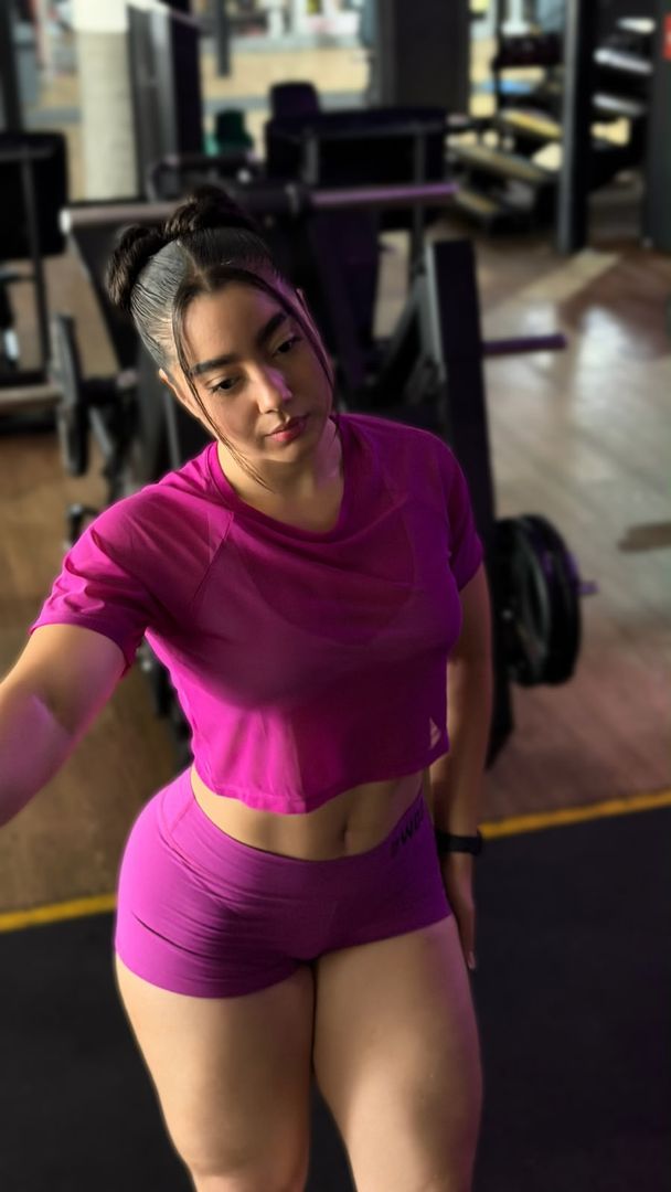 CAMISETA MALLA MORADA