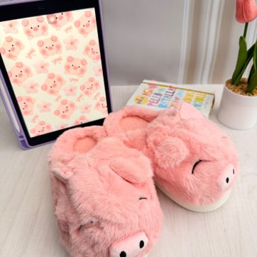 Pantuflas cerdito  - imagen 1