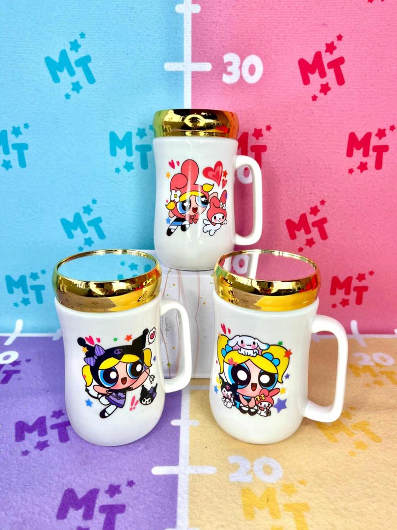 Mug Tapa Espejo "Super Poderosas"