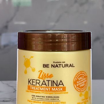 Mascarilla Be Natural Lisso Keratina 350g - imagen 1