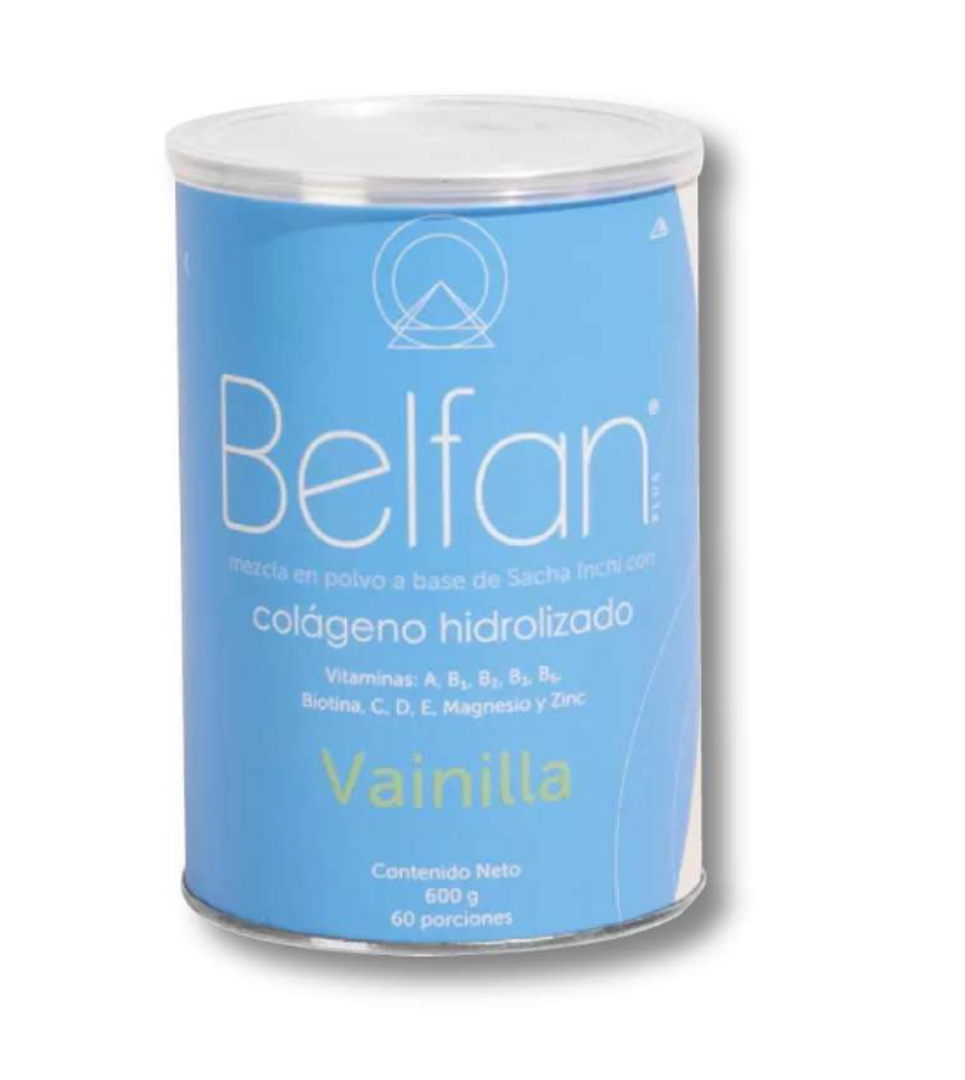 BELFAN COLAGENO HIDROLIZADO VAINILLA X 600 GR