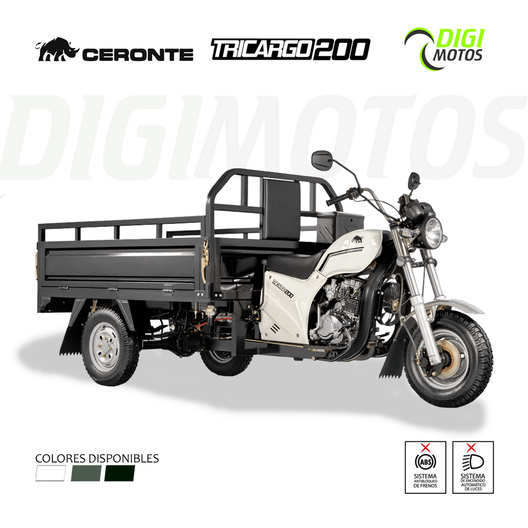 MOTOCARRO CERONTE TRICARGO 200 Gasolina