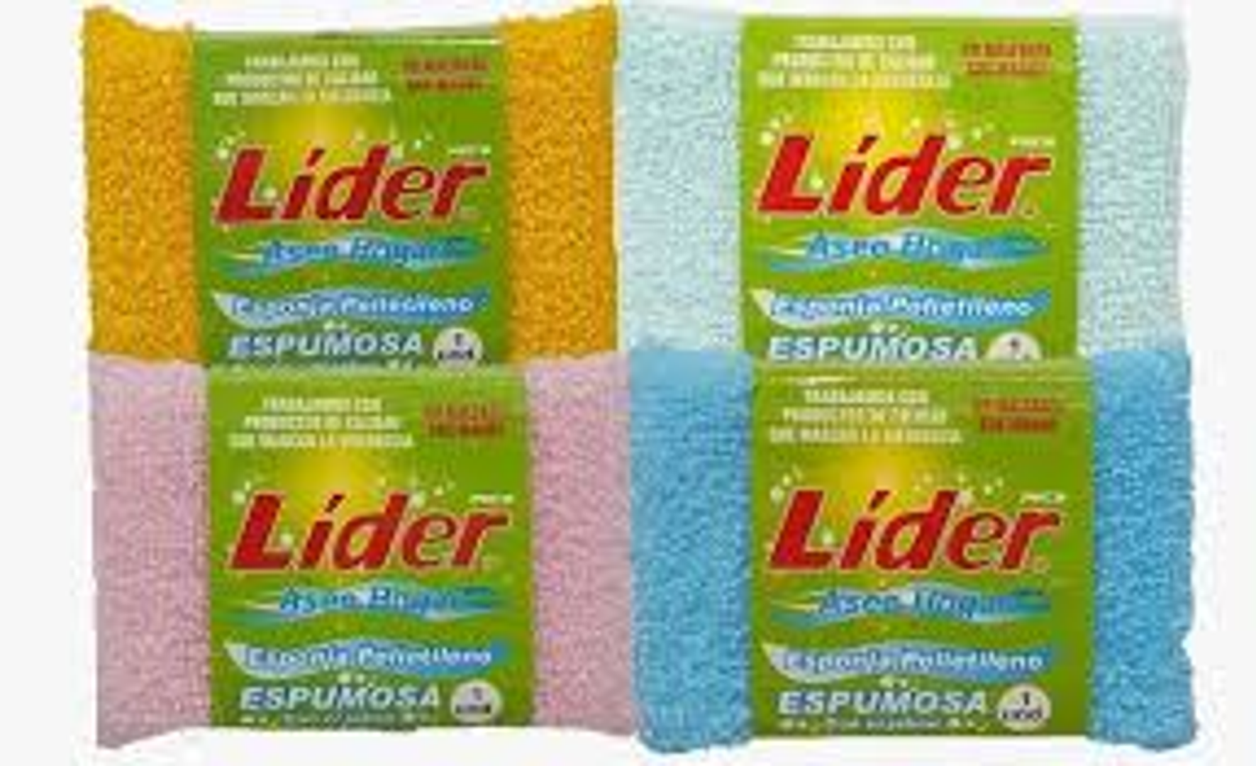 ESPONJA POLIETILENO MULTIUSOS LIDER*1