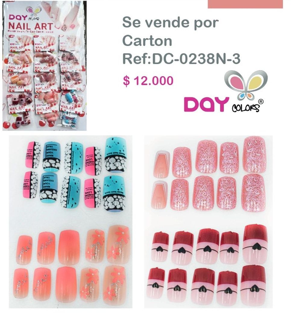 DC0238N-3 UÑAS DECORADAS