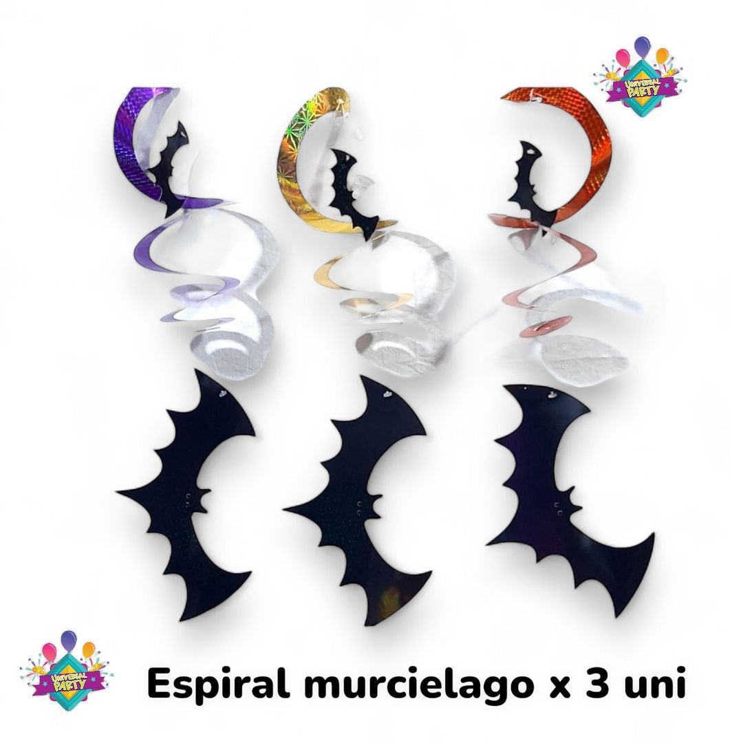 ESPIRAL MURCIÉLAGO X 3 UNI 