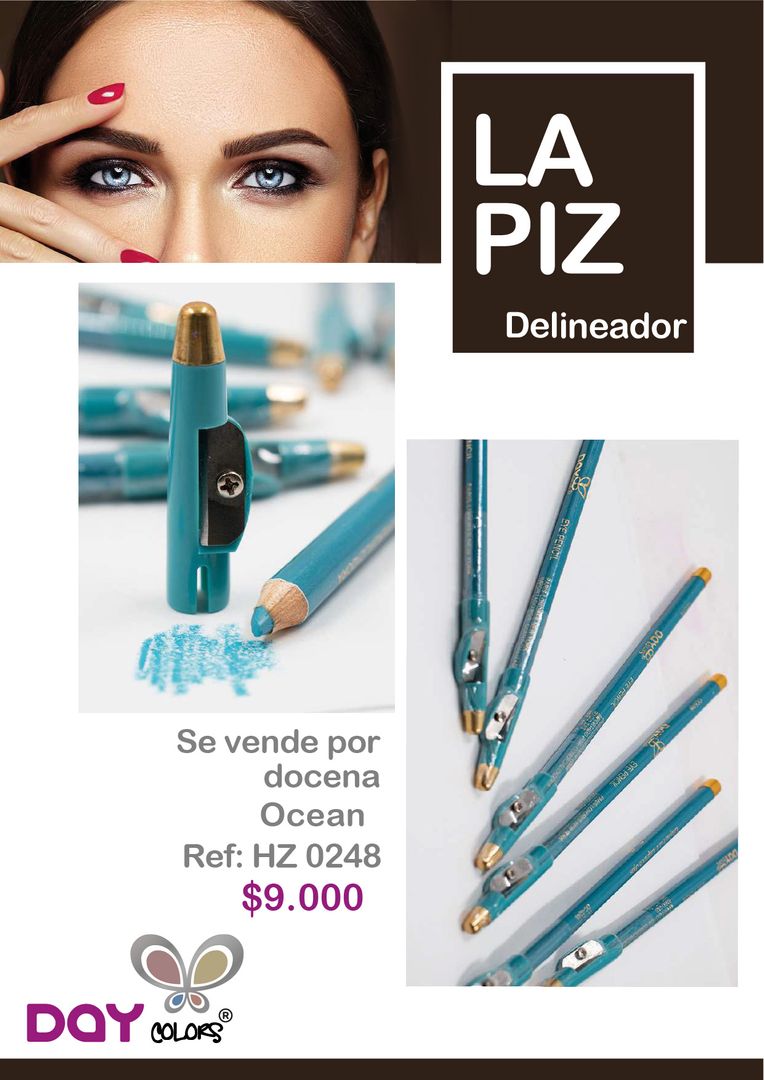 HZ0248 Lapiz Delineador Celeste