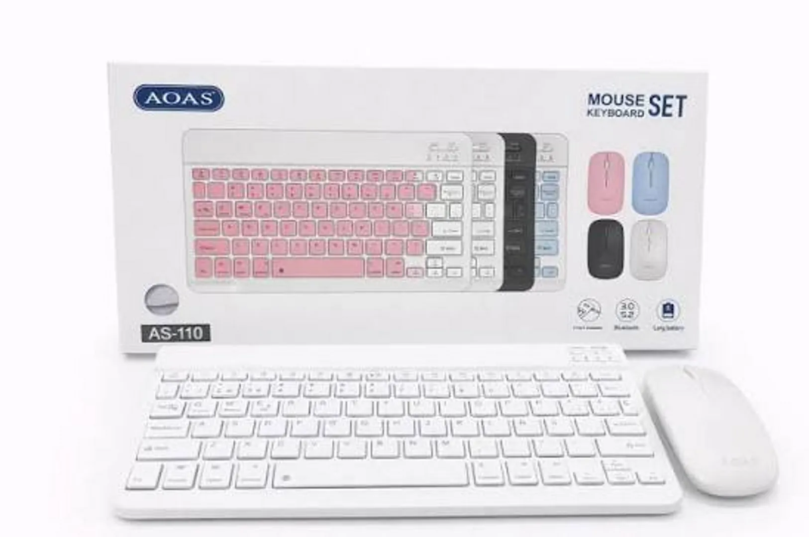 COMBO TECLADO + MOUSE AOAS AS-110 BLUETOOTH