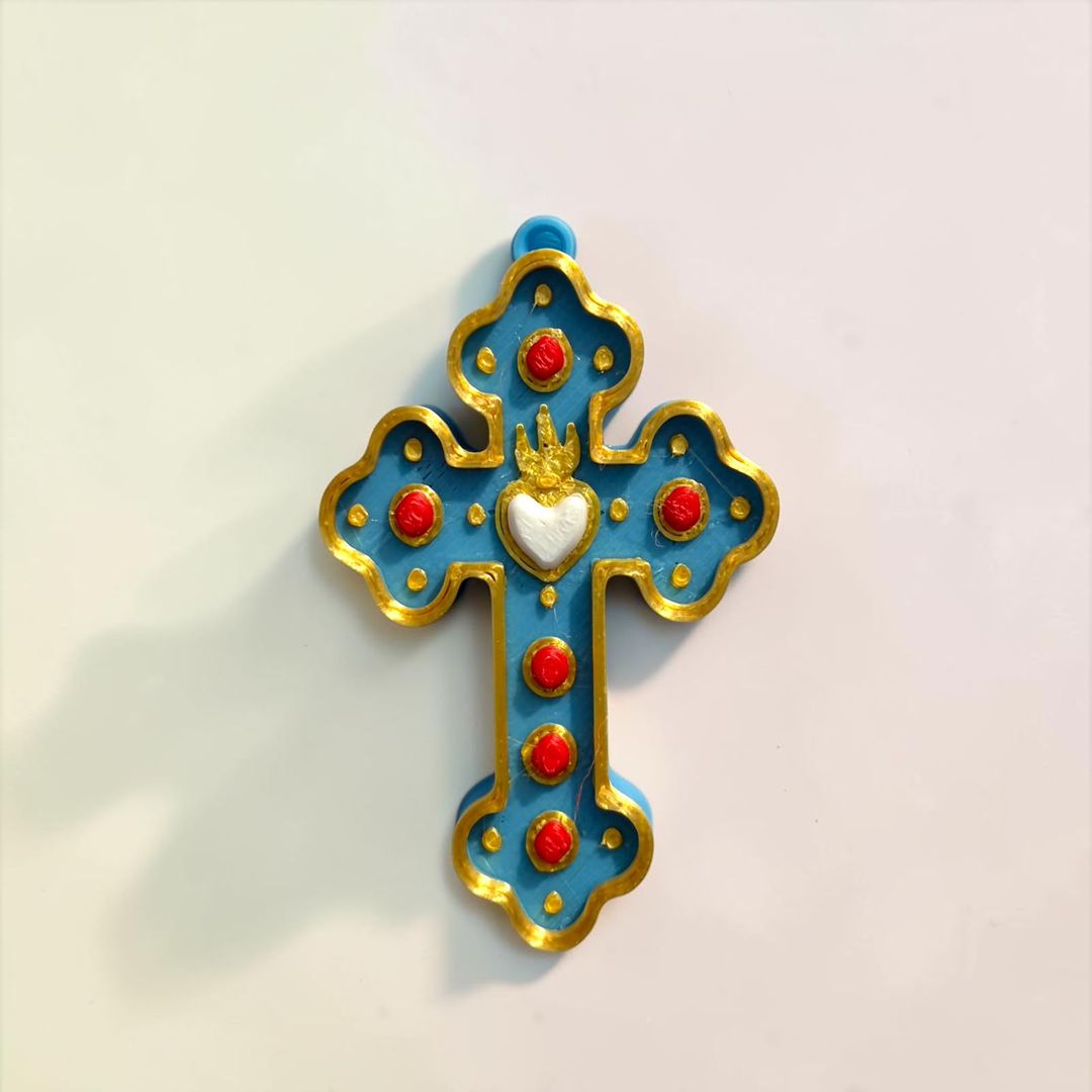 Dije Cruces Corazón 