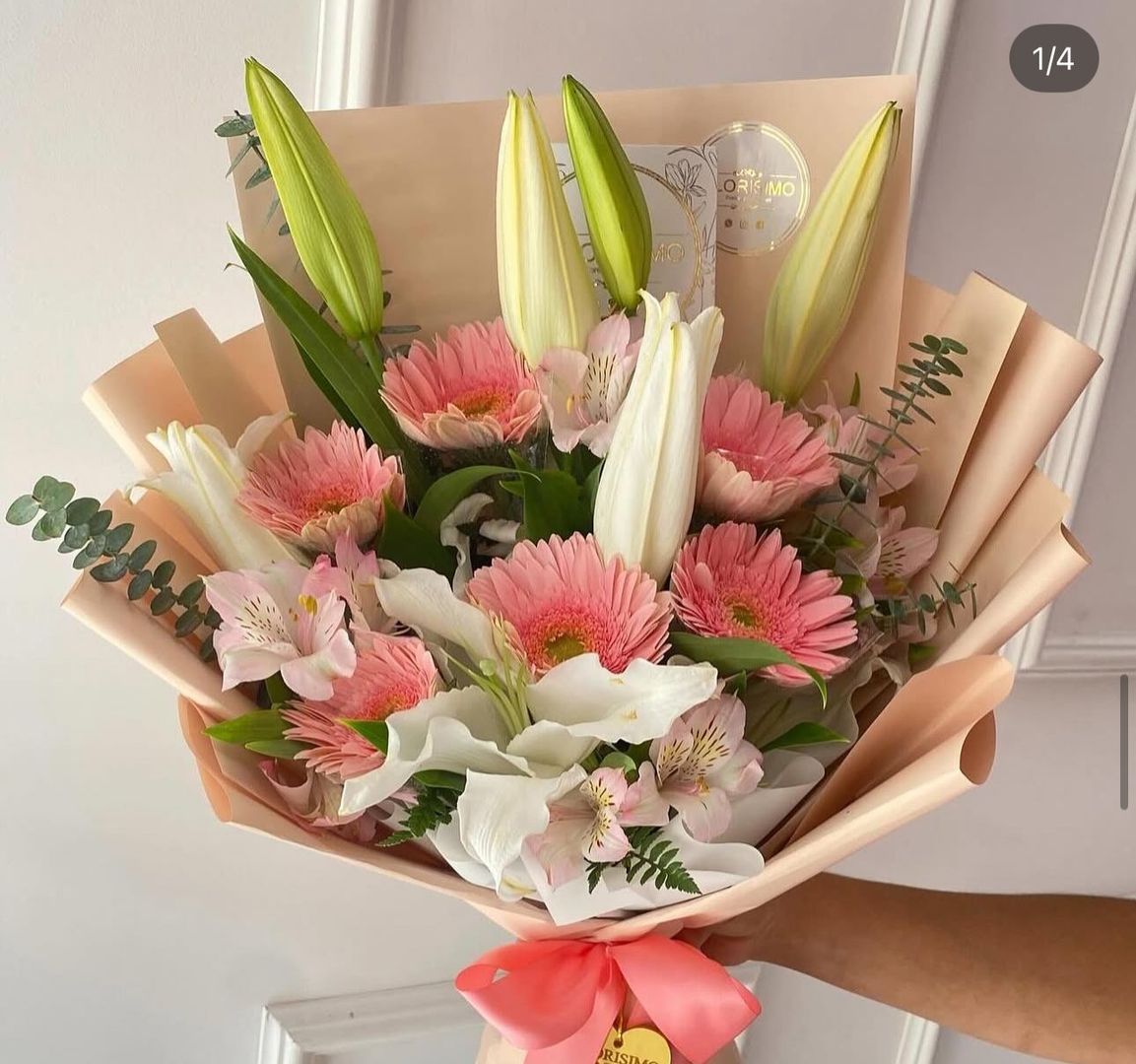 Ref.Gerberas con lirios