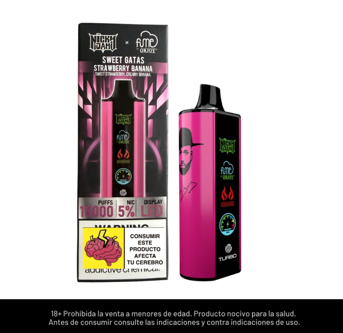 Fume Nicky Jam Sweet Gatas 15.000 Puffs